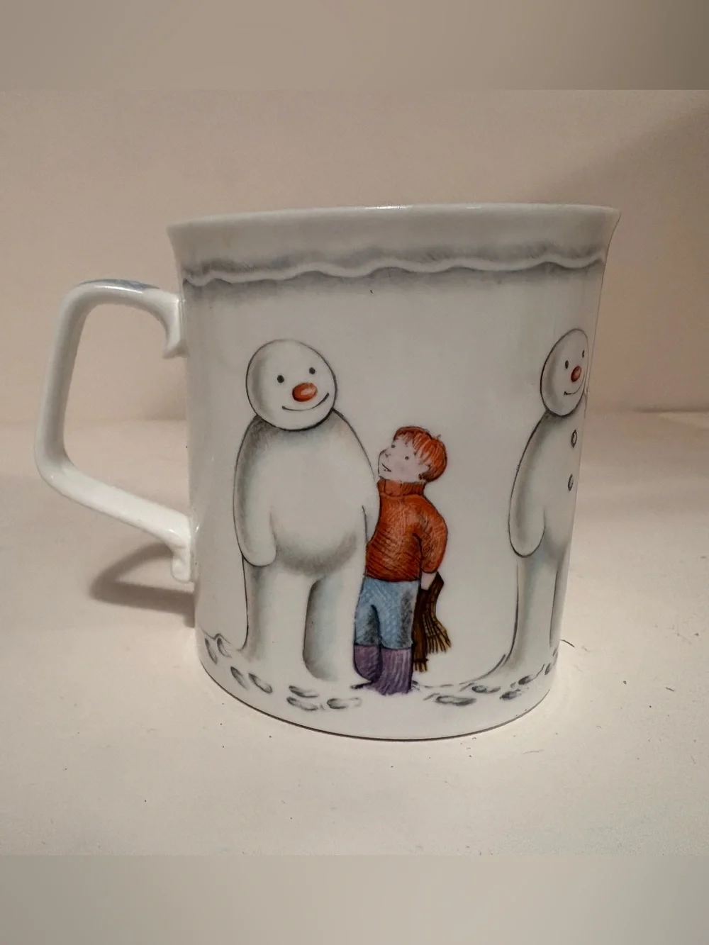 Vintage 1985 Raymond Briggs Royal Doulton “Building the Snowman” Mug